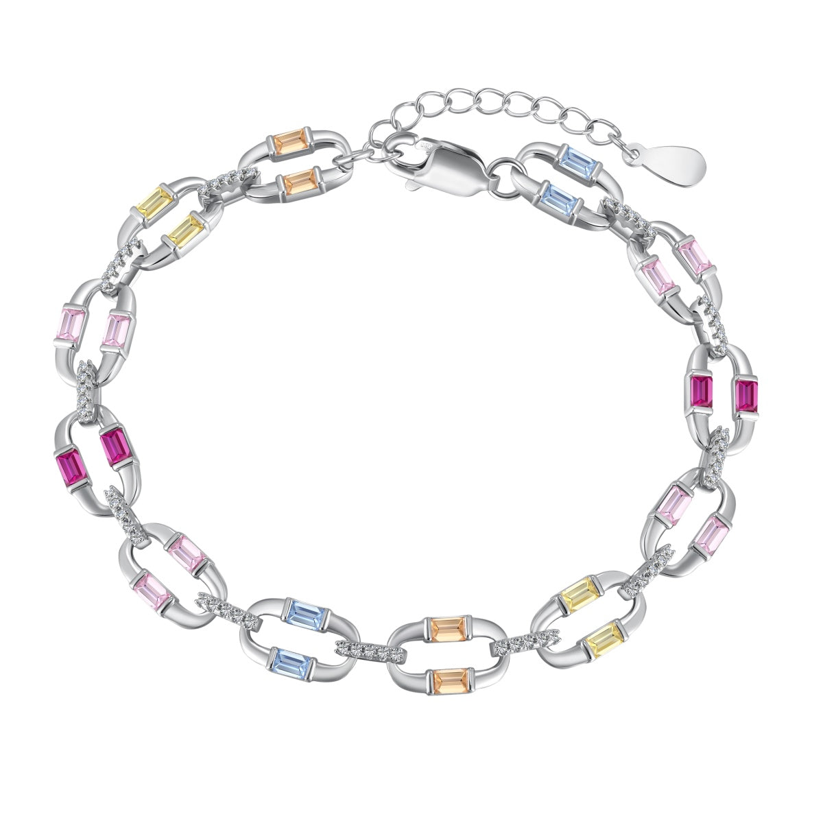 [Spark Jewelry]Dazzling Colorful Daily Bracelet