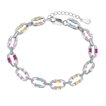 [Spark Jewelry]Dazzling Colorful Daily Bracelet