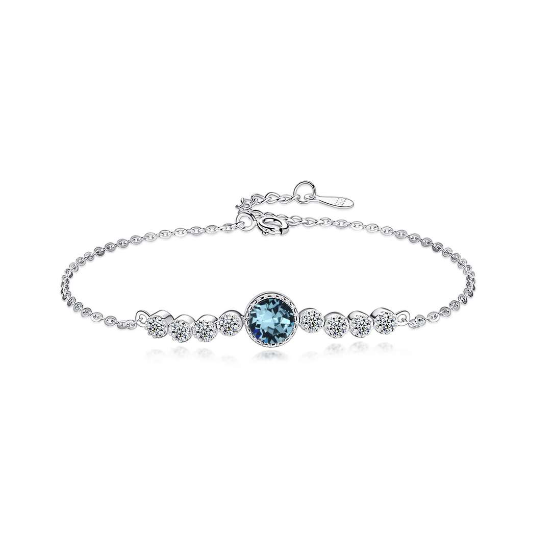 [Spark Jewelry]Luxurious Heart Of The Ocean Bracelet