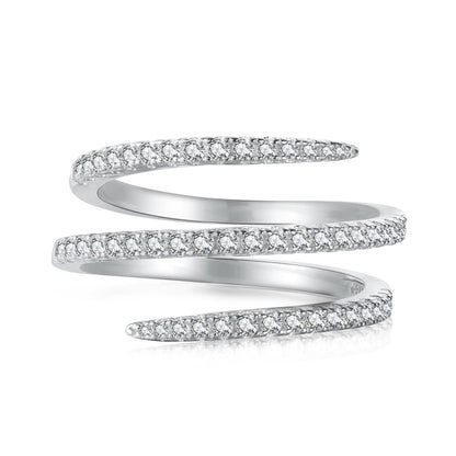 [Spark Jewelry]Unique Vibrant Entangle Daily Ring