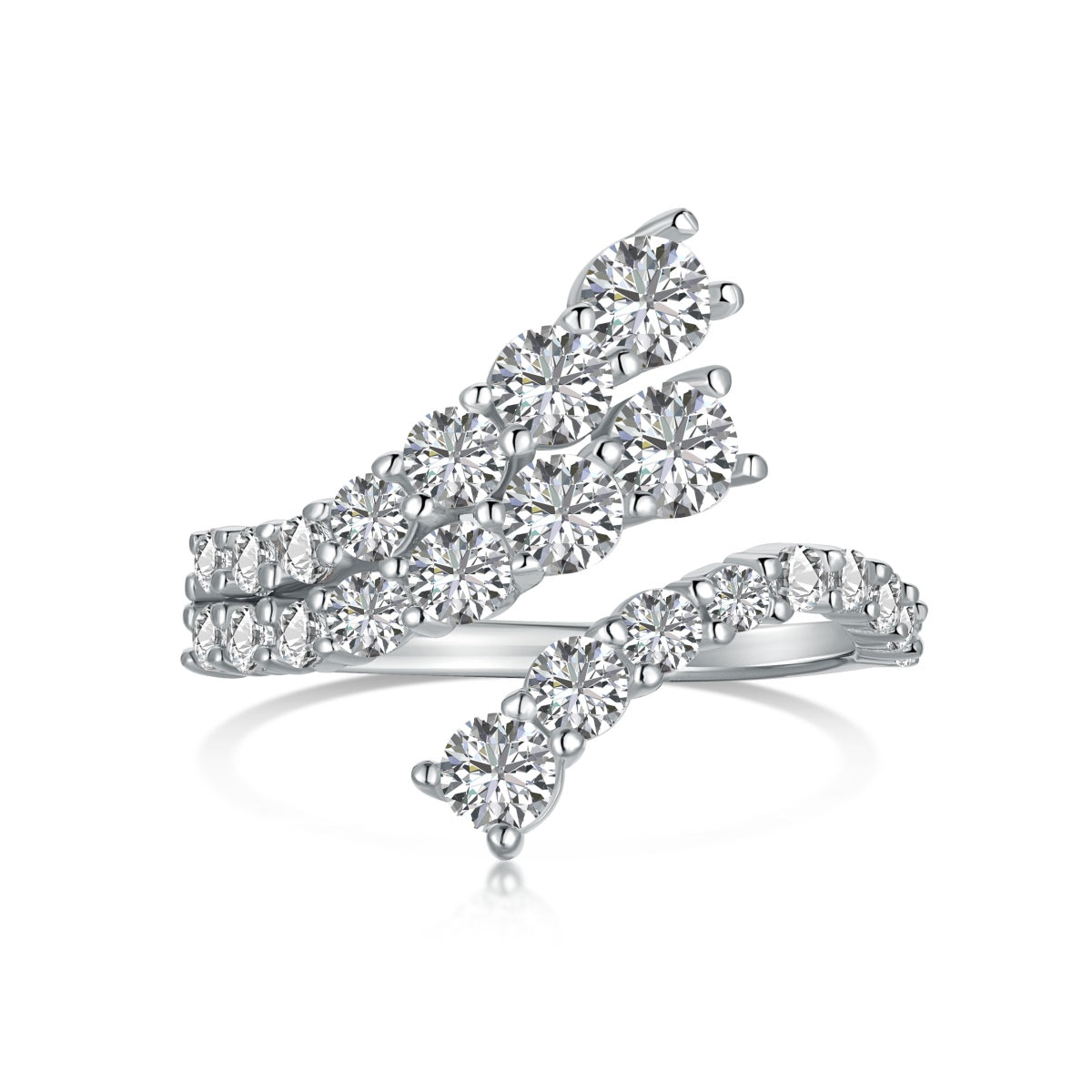 [Spark Jewelry]Unique Vivid Snake Shape Daily Ring