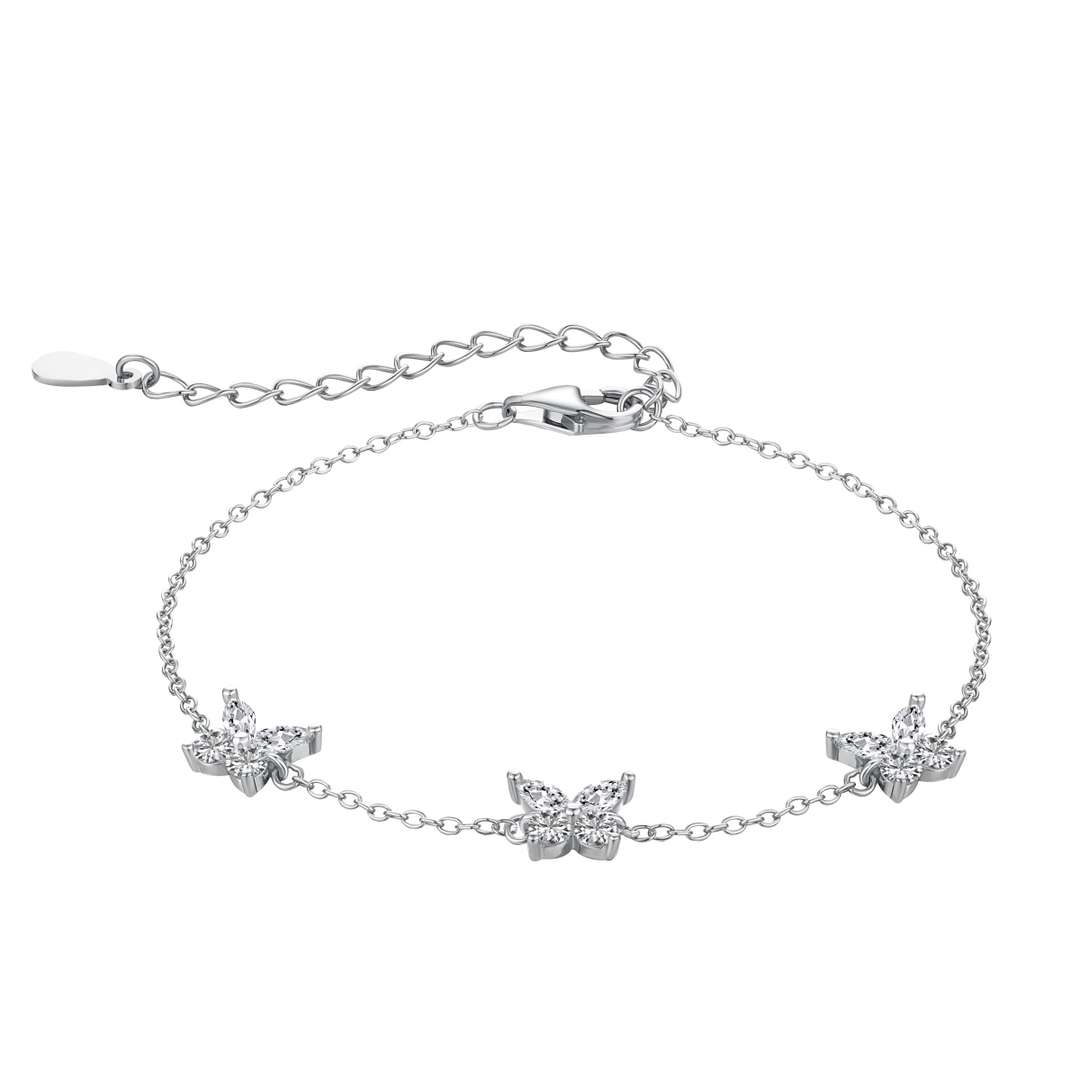 [Spark Jewelry]Radiant Butterfly Shape Necklace