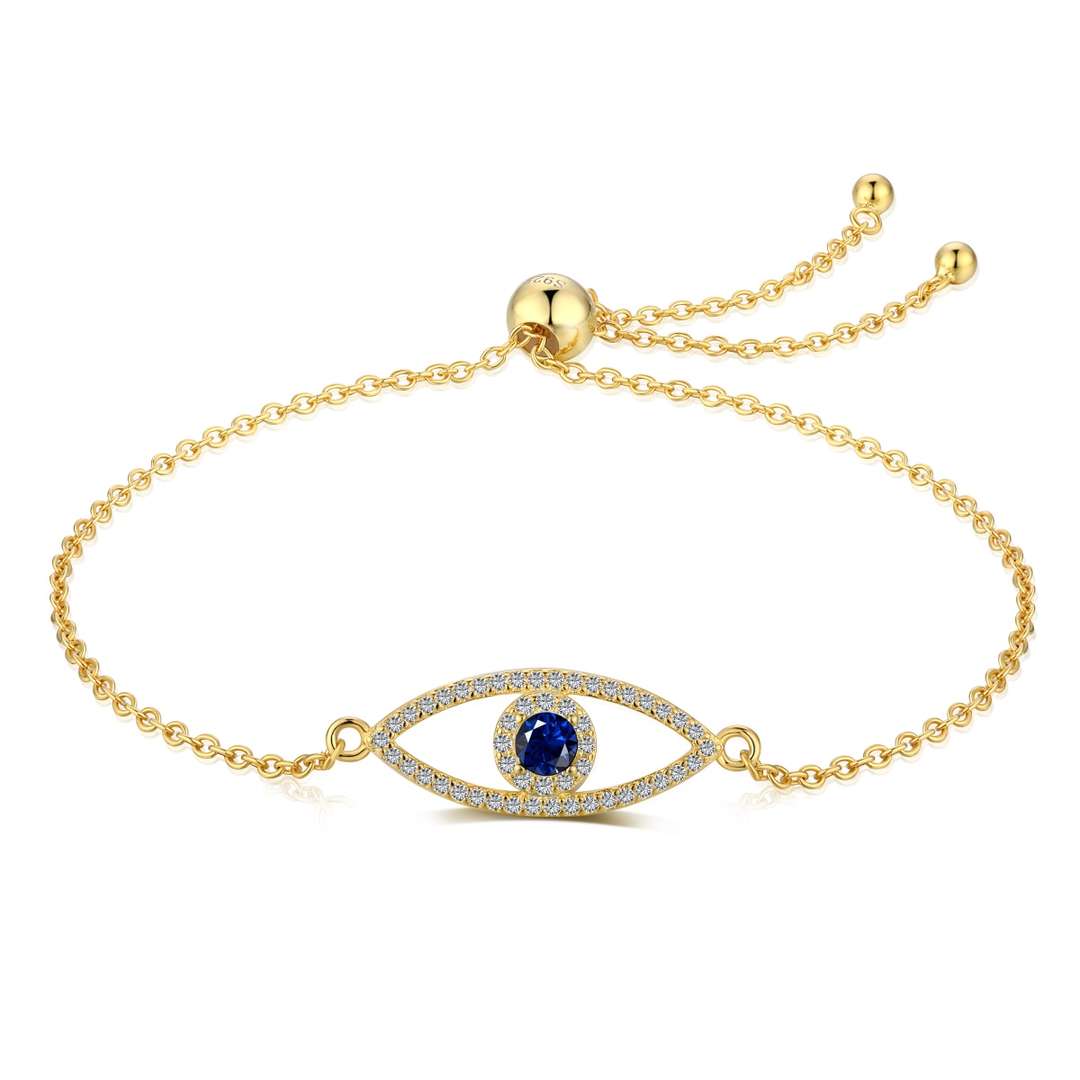 [Spark Jewelry]Devil's Eye Hollow Design Bracelet
