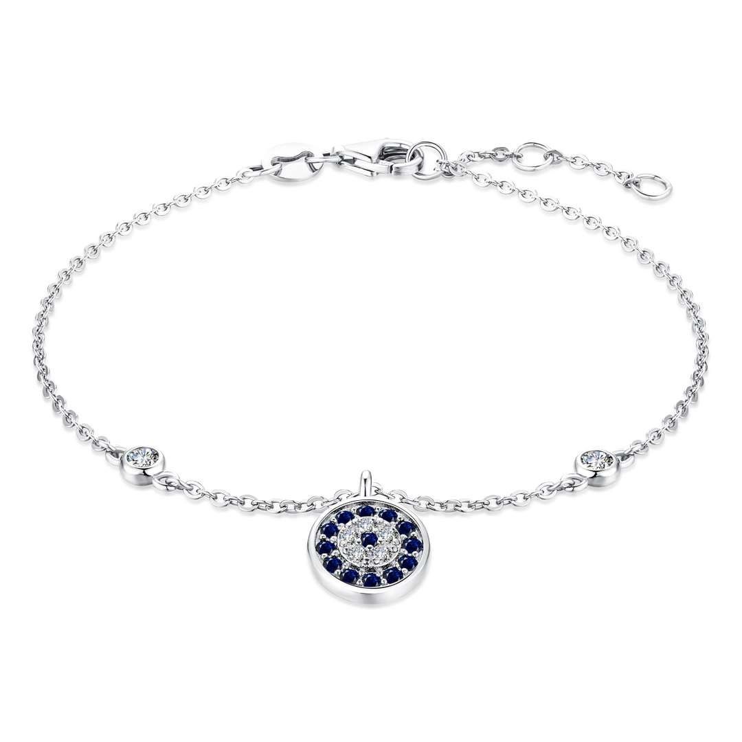 [Spark Jewelry]Devil's Eye Round Shape Bracelet