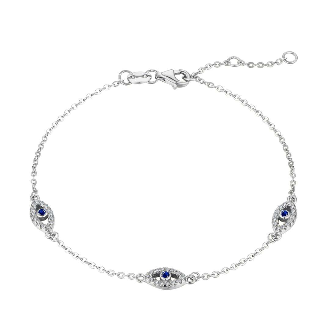 [Spark Jewelry]Evil Eye Shape Pendent Necklace