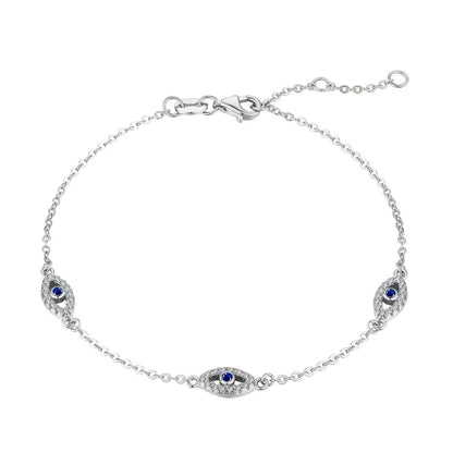 [Spark Jewelry]Evil Eye Shape Pendent Necklace