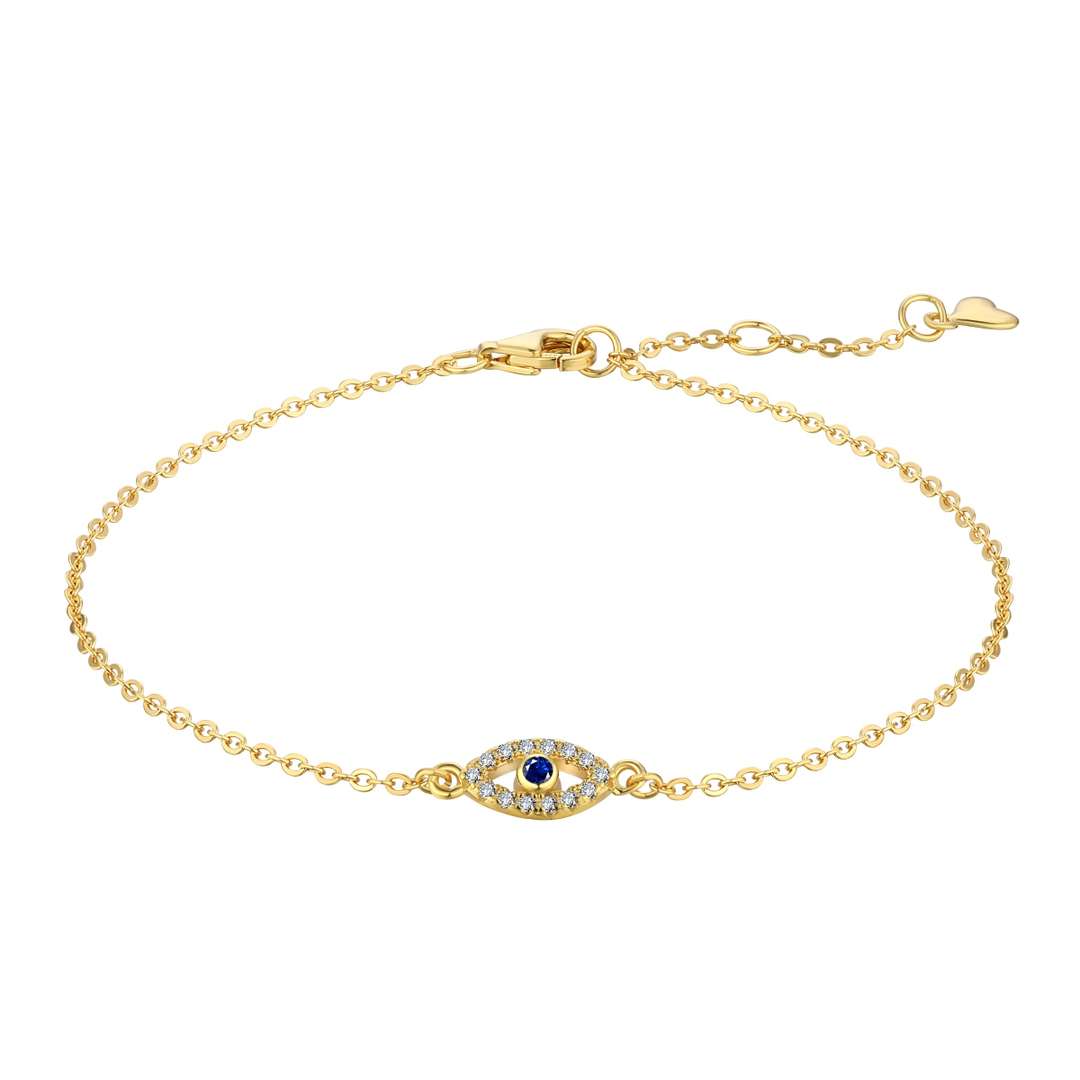 [Spark Jewelry]Evil Eye Shape Necklace