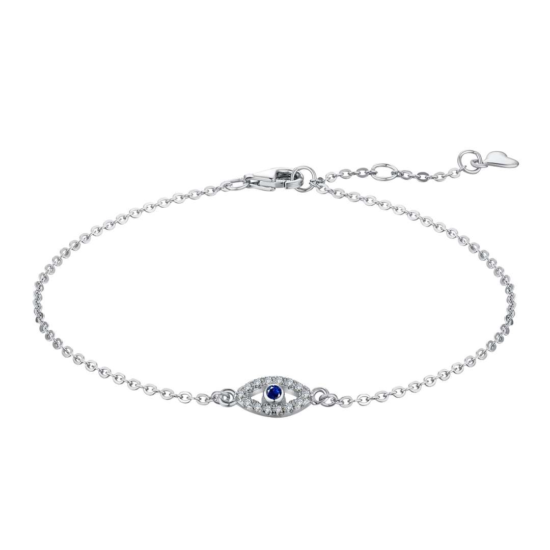 [Spark Jewelry]Evil Eye Shape Necklace
