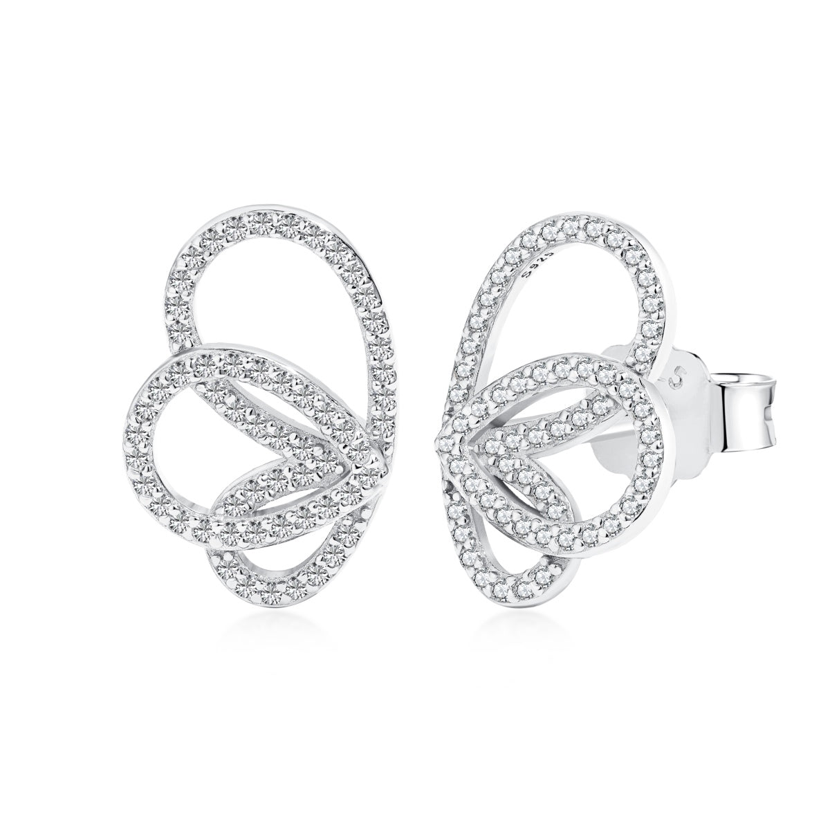 [Spark Jewelry]Exquisite Butterfly Shape Earrings