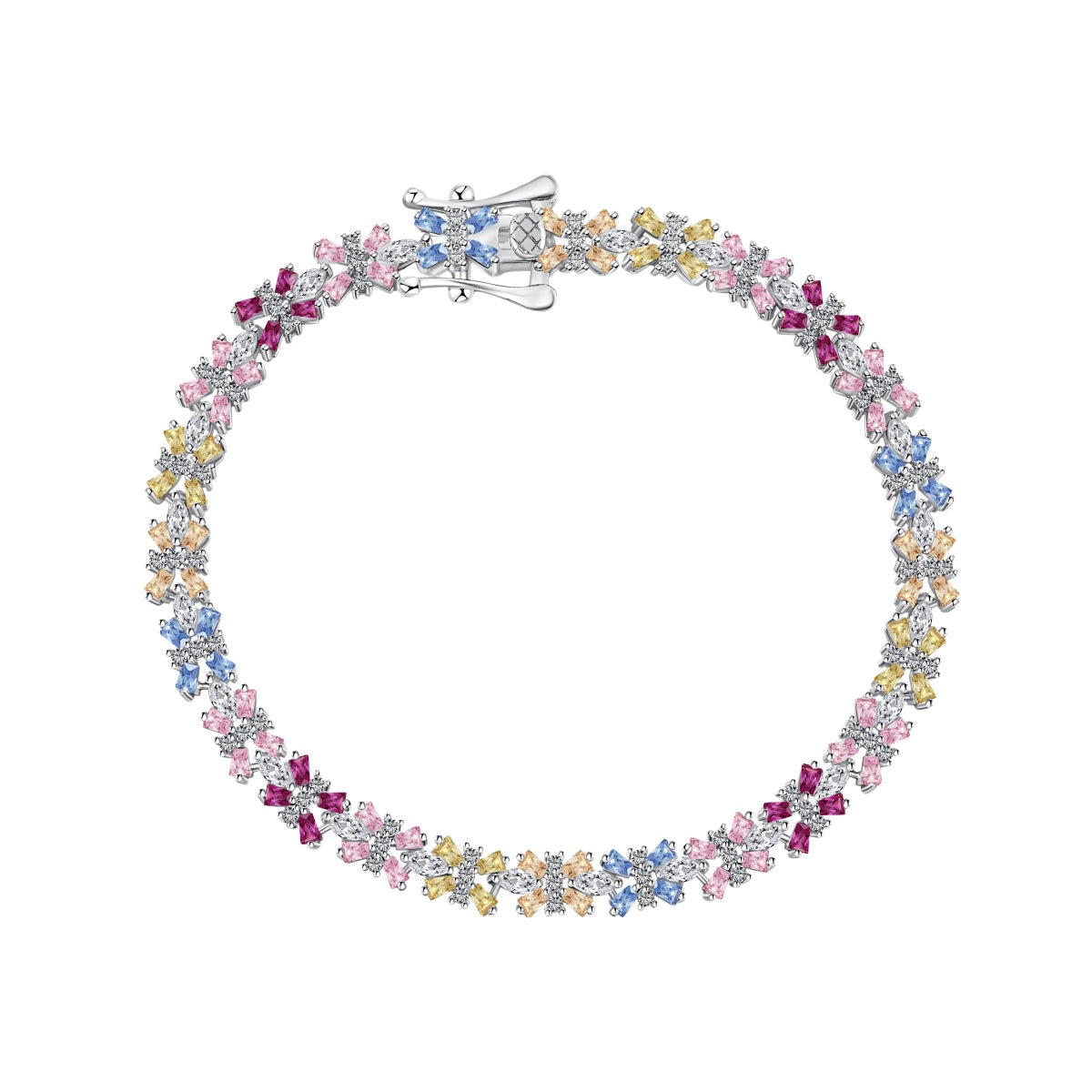 [Spark Jewelry]Unique Colorful Butterfly Shape Party Bracelet