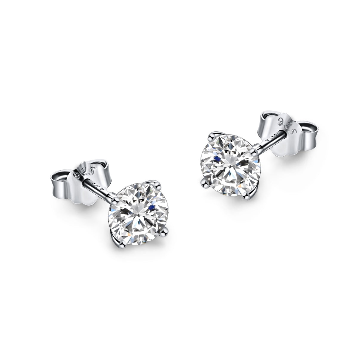 [Spark Jewelry]Unique Round Shape Earrings