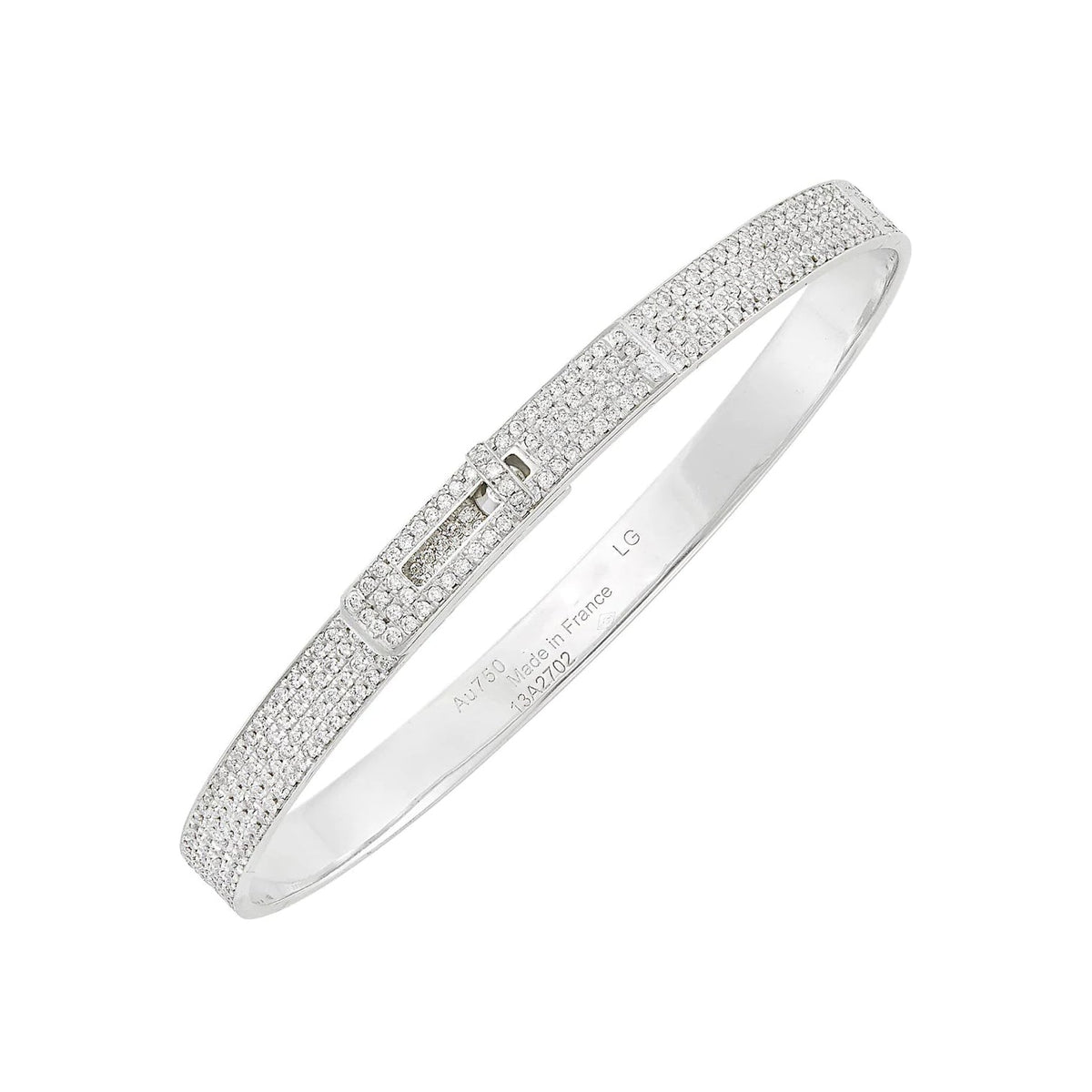 [⭐Spark]HM KELLY BRACELET IN SILVER AND FULL PAVE DIAMOND
