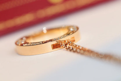 [⭐Spark]LOVE NECKLACE ADJUSTABLE ROSE GOLD