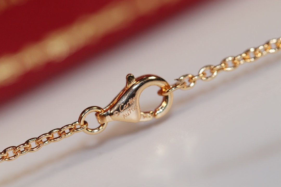 [⭐Spark]LOVE NECKLACE PINK GOLD AND SILVER