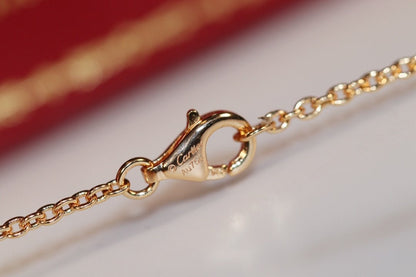 [⭐Spark]LOVE NECKLACE PINK GOLD AND SILVER