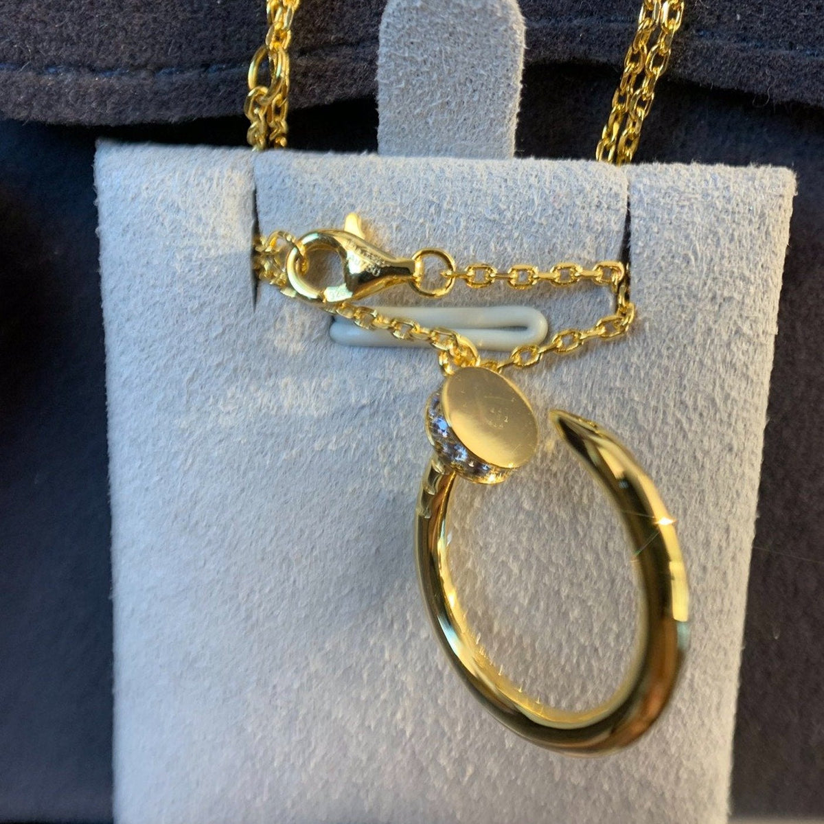 [⭐Spark]JUSTE NECKLACE GOLD DIAMONDS