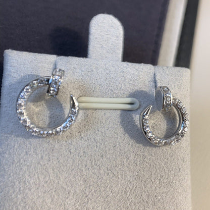 [⭐Spark]JUSTE EARRINGS SILVER DIAMONDS