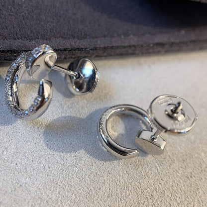 [⭐Spark]JUSTE EARRINGS SILVER DIAMONDS