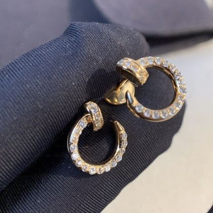 [⭐Spark]JUSTE EARRINGS GOLD DIAMONDS