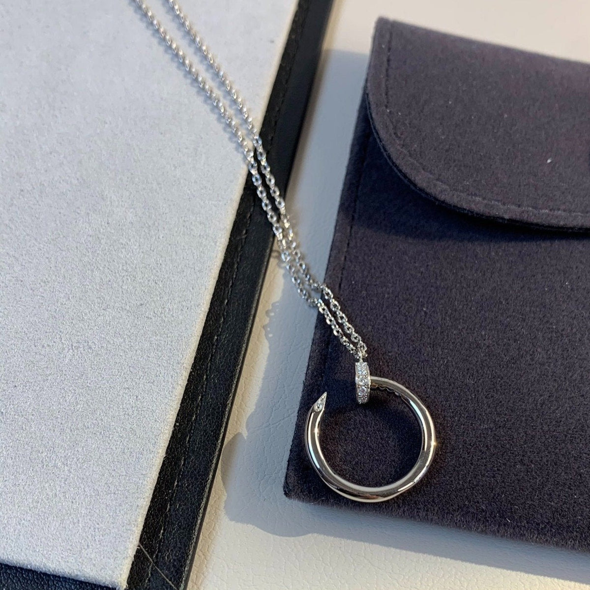 [⭐Spark]JUSTE NECKLACE SILVER