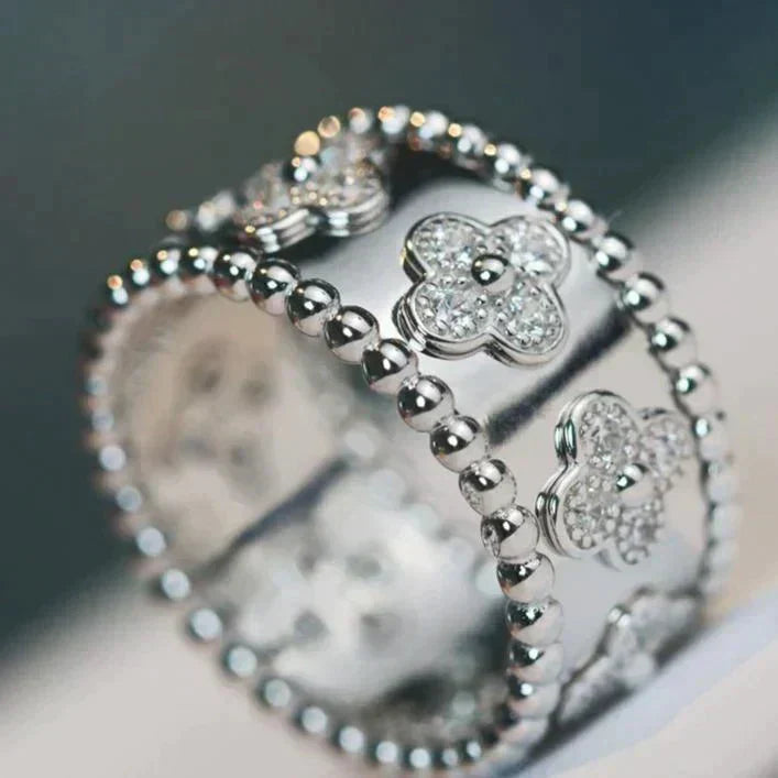 [⭐Spark]CLOVER KALEIDOSCOPE RING 10MM