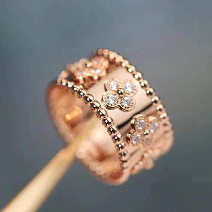 [⭐Spark]CLOVER KALEIDOSCOPE RING 10MM