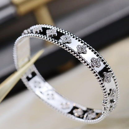 [⭐Spark]CLOVER BRACELET 8MM DIAMONDS