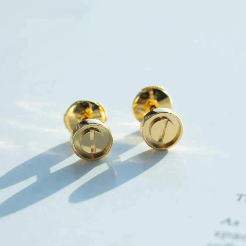 [⭐Spark]LOVE EARRINGS GOLD 10MM