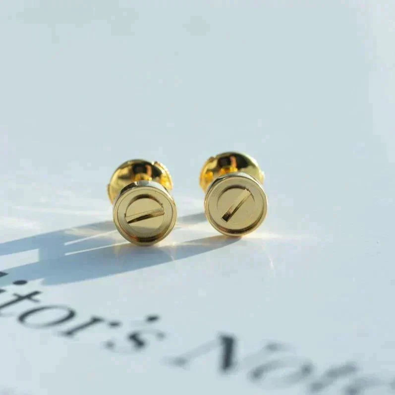 [⭐Spark]LOVE EARRINGS GOLD 10MM