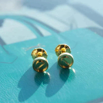 [⭐Spark]LOVE EARRINGS GOLD 10MM