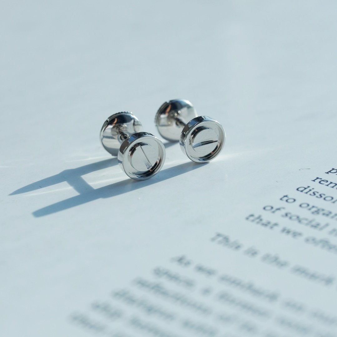 [⭐Spark]LOVE EARRINGS SILVER 10MM