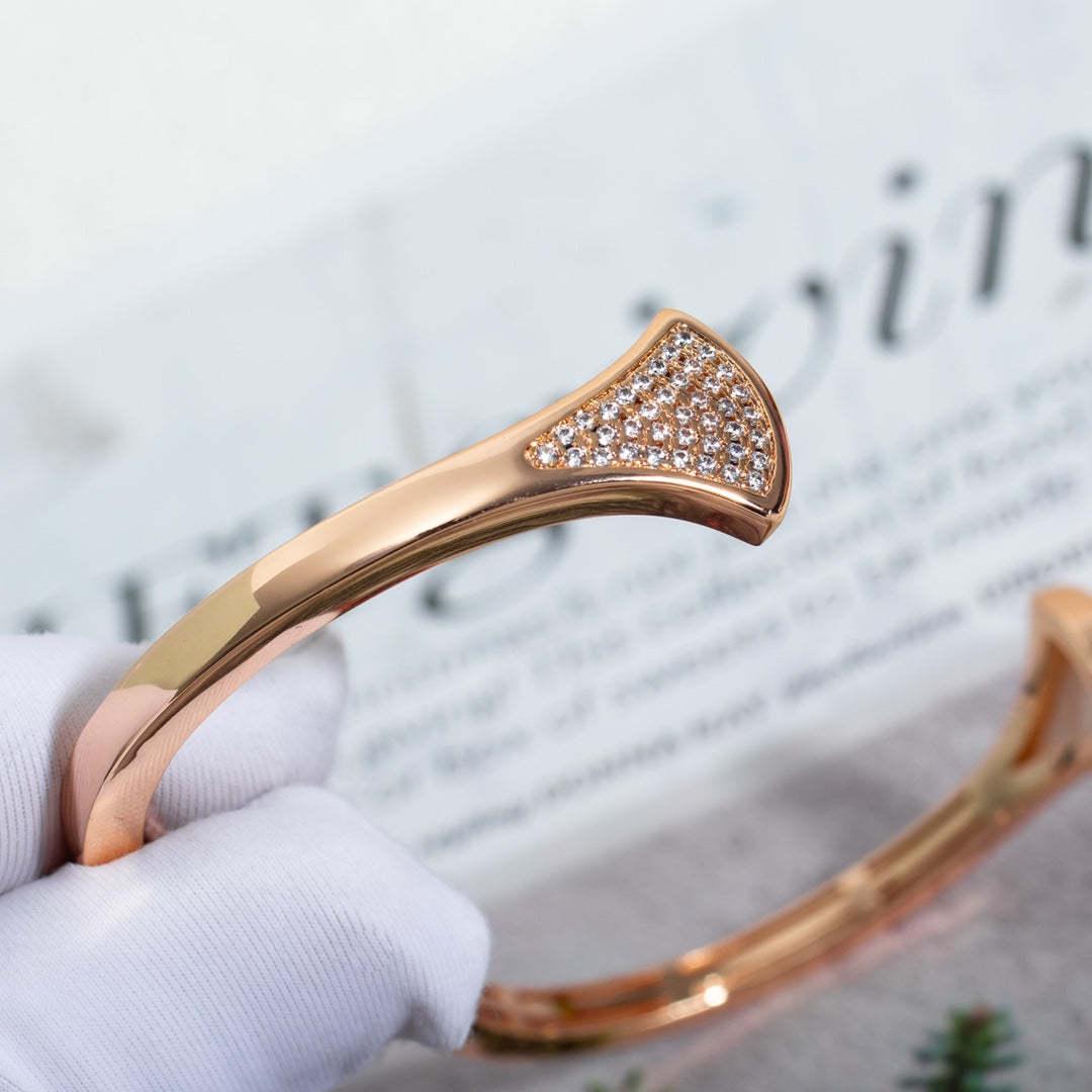 [⭐Spark]DREAM BRACELET OPEN PINK GOLD MOP DIAMOND