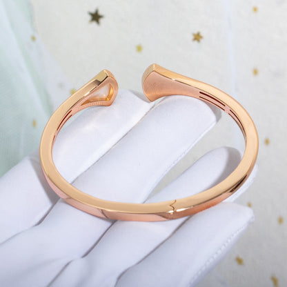 [⭐Spark]DREAM BRACELET OPEN PINK GOLD MOP DIAMOND