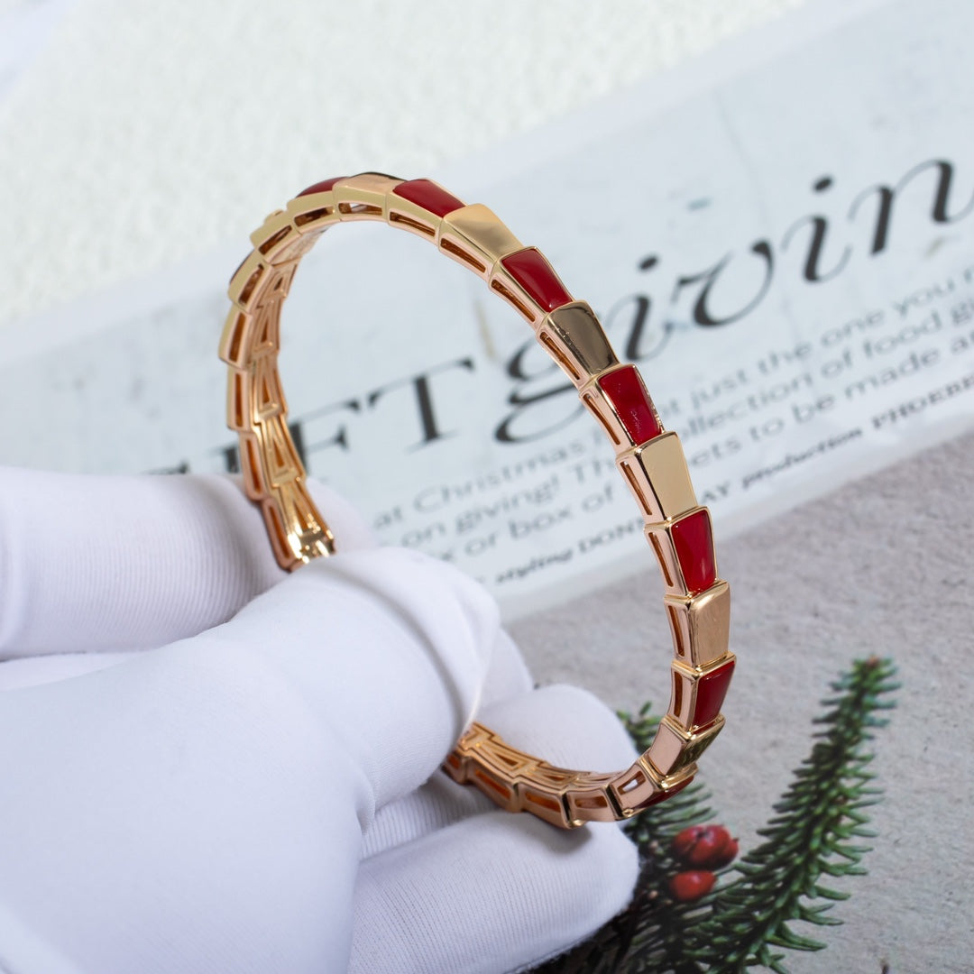 [⭐Spark]SERPENTI BRACELET PINK GOLD RUBELLITE