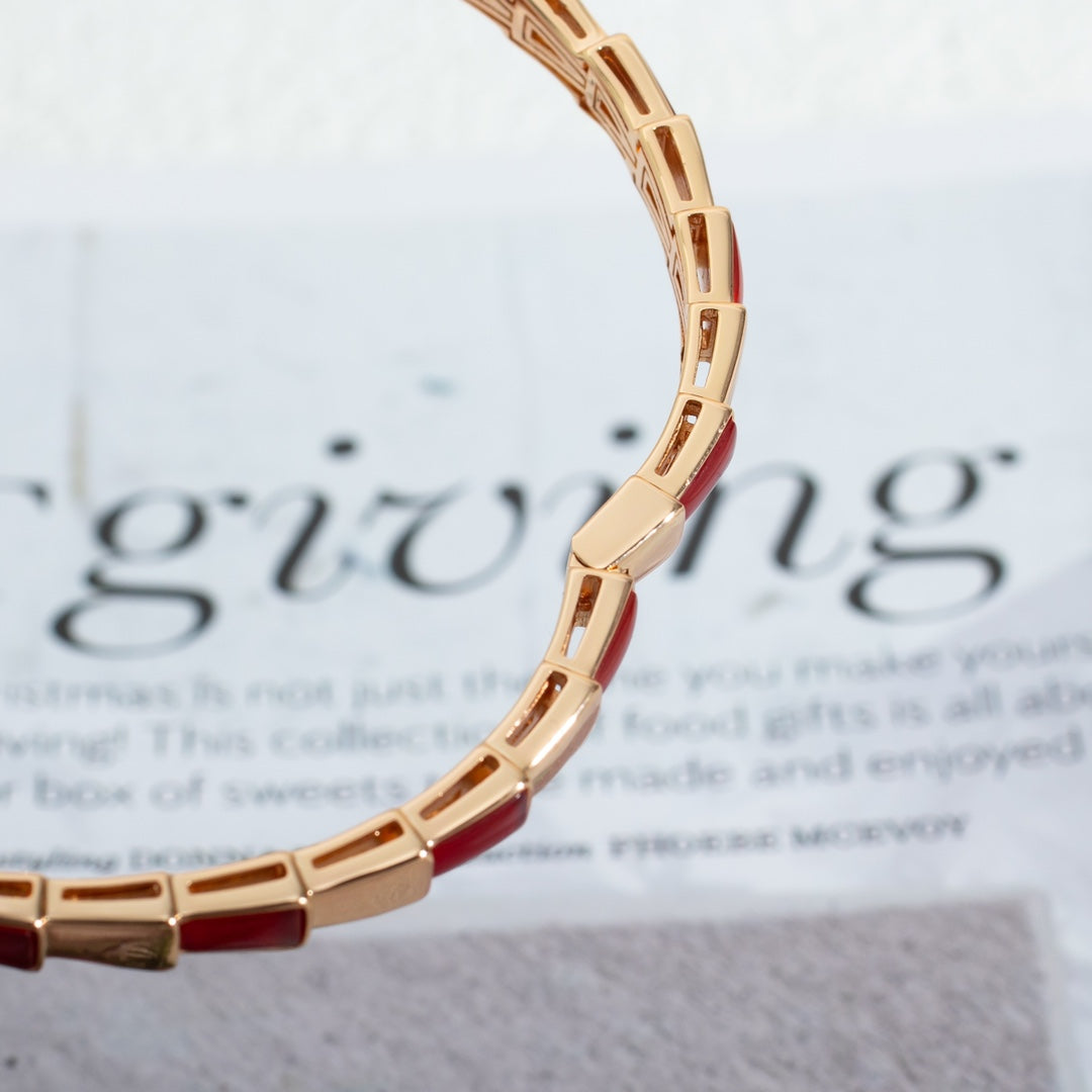 [⭐Spark]SERPENTI BRACELET PINK GOLD RUBELLITE