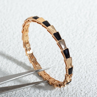[⭐Spark]SERPENTI BRACELET PINK GOLD ONYX