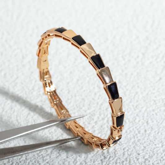 [⭐Spark]SERPENTI BRACELET PINK GOLD ONYX