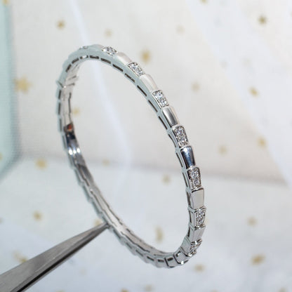 [⭐Spark]SERPENTI BRACELET SILVER DIAMOND