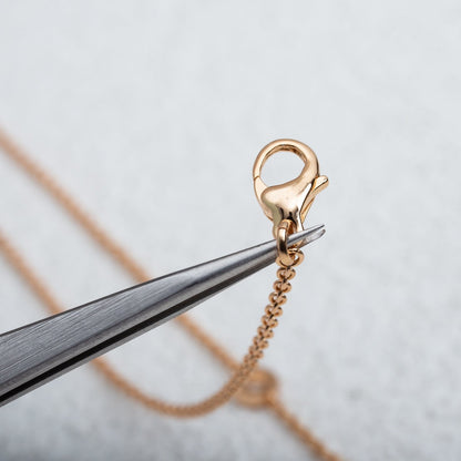 [⭐Spark]PARENTESI NECKLACE PINK GOLD