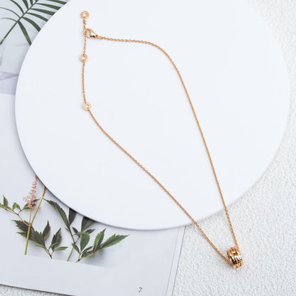 [⭐Spark]PARENTESI NECKLACE PINK GOLD