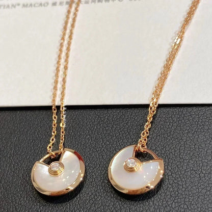 [⭐Spark]AMULETTE ROSE GOLD MOP NECKLACE