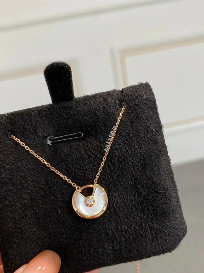 [⭐Spark]AMULETTE ROSE GOLD MOP NECKLACE