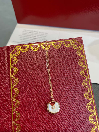 [⭐Spark]AMULETTE ROSE GOLD MOP NECKLACE