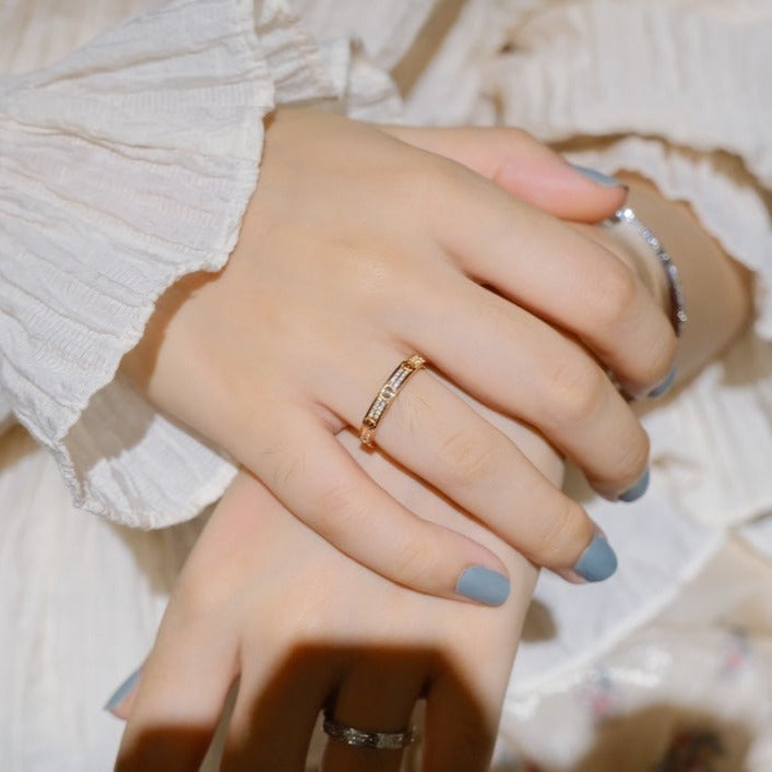 [⭐Spark]LOVE RING 2.65MM DIAMOND