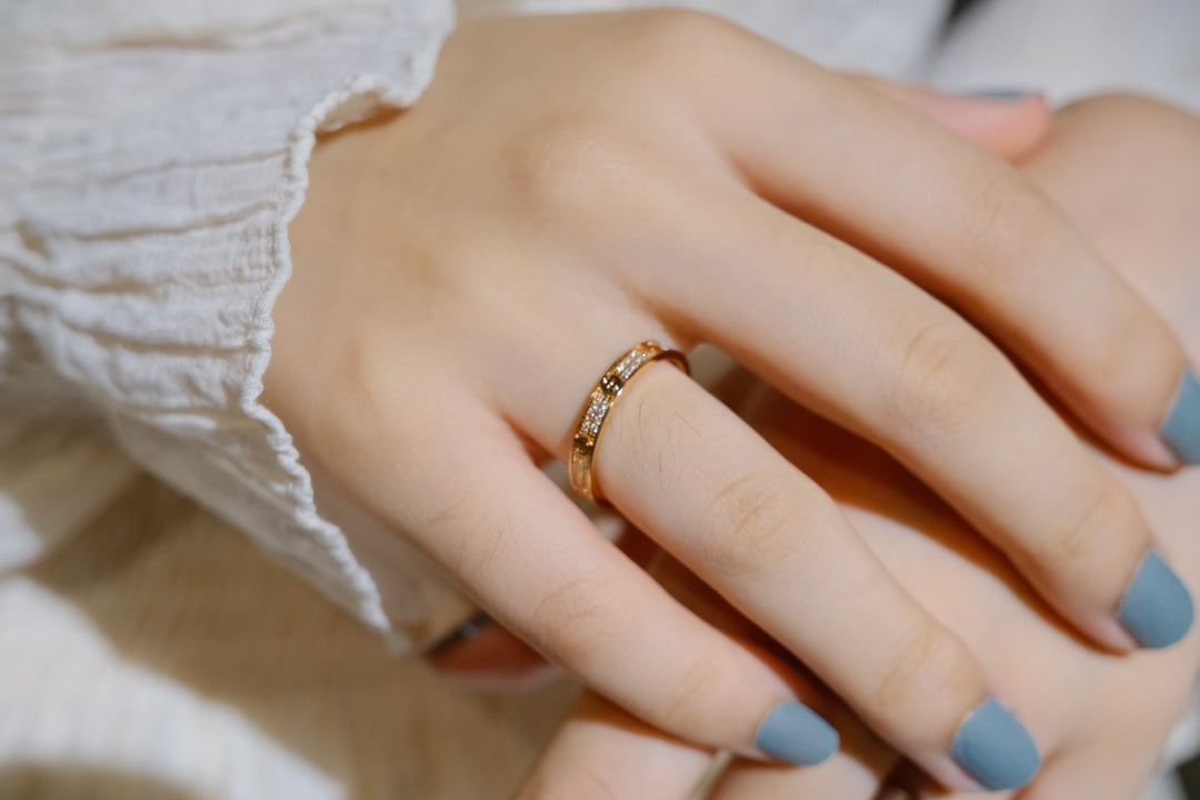 [⭐Spark]LOVE RING 2.65MM DIAMOND
