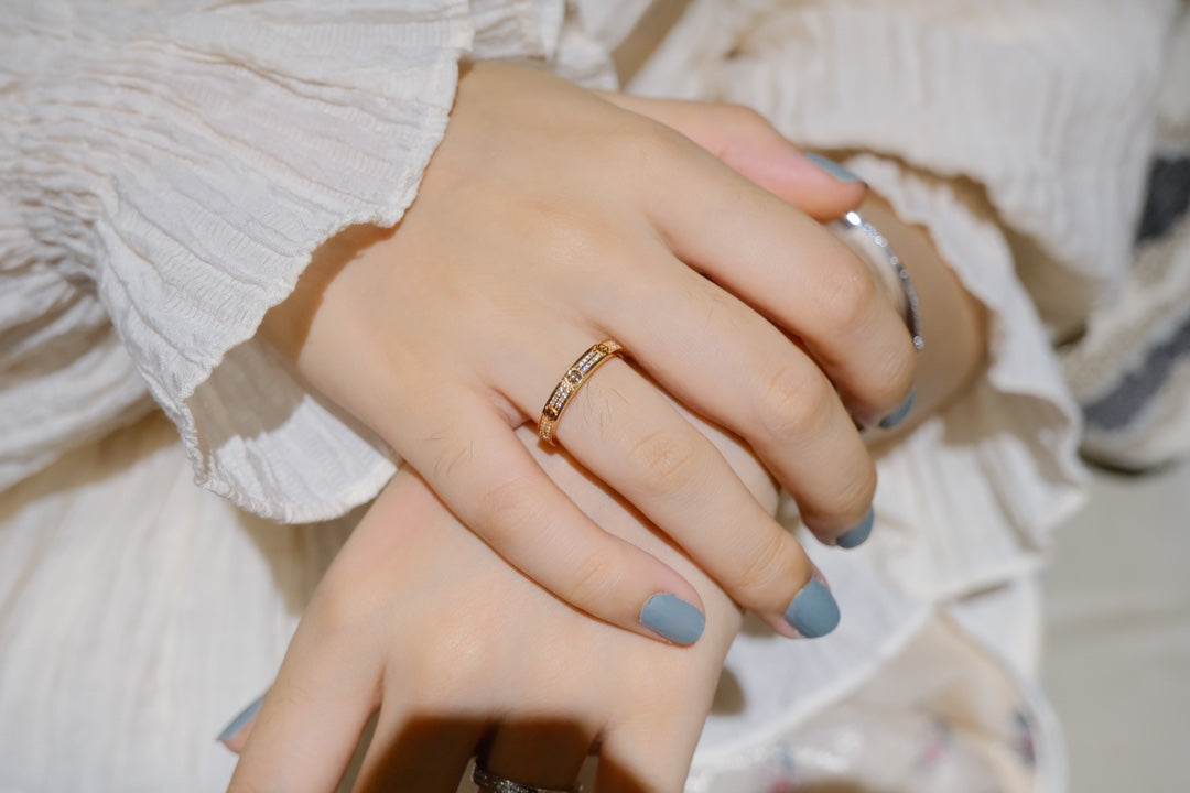[⭐Spark]LOVE RING 2.65MM DIAMOND