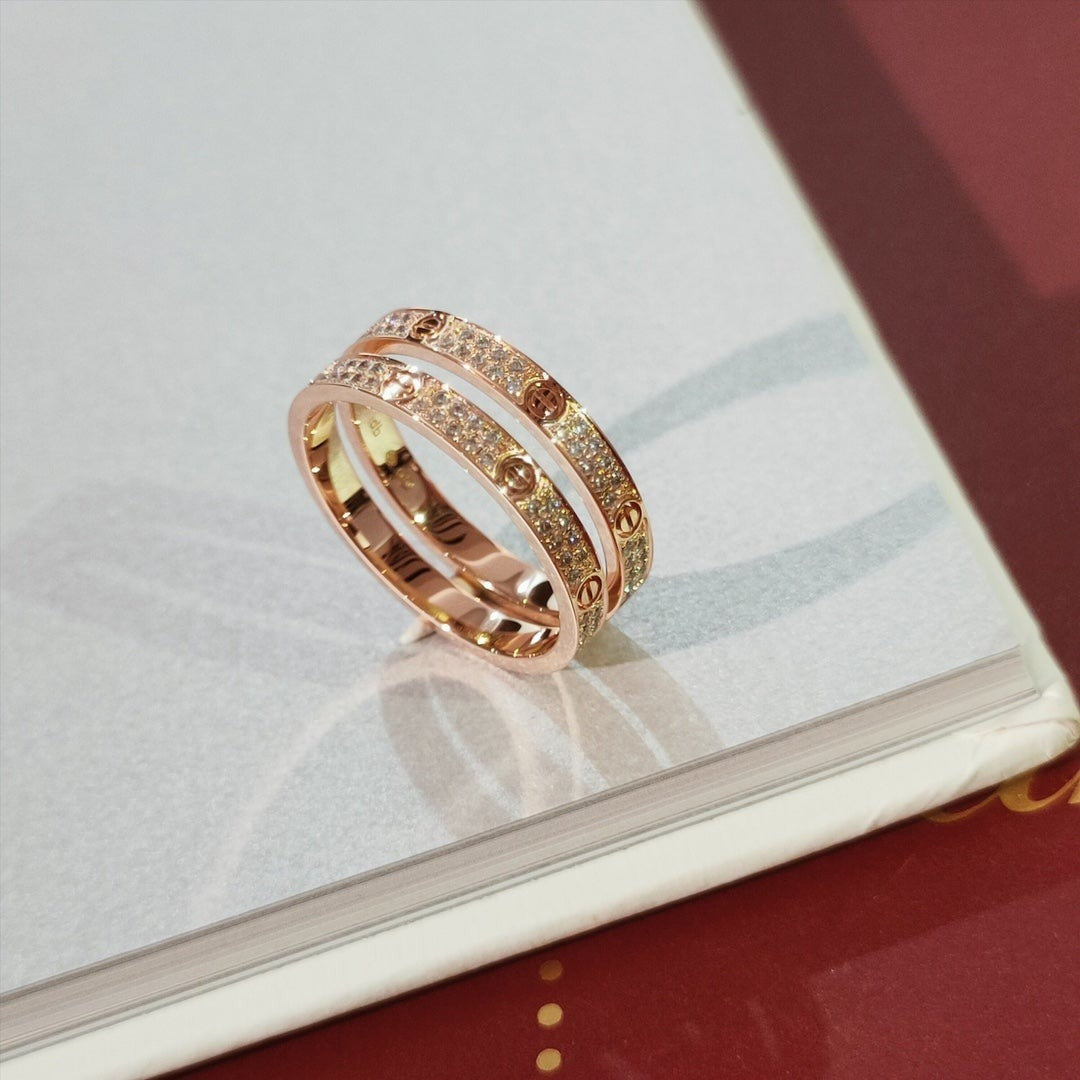 [⭐Spark]LOVE RING 2.65MM DIAMOND