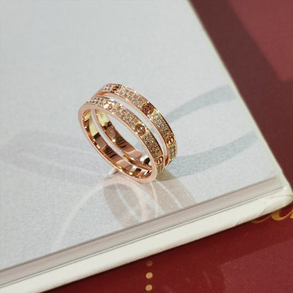 [⭐Spark]LOVE RING 2.65MM DIAMOND