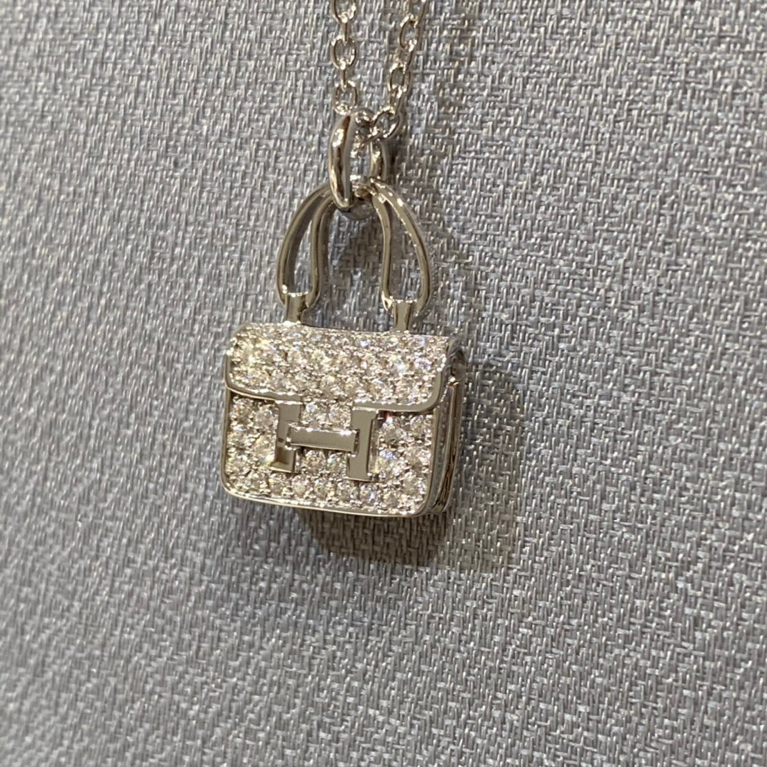 [⭐Spark]CONSTANCE PEDANT DIAMOND NECKLACE