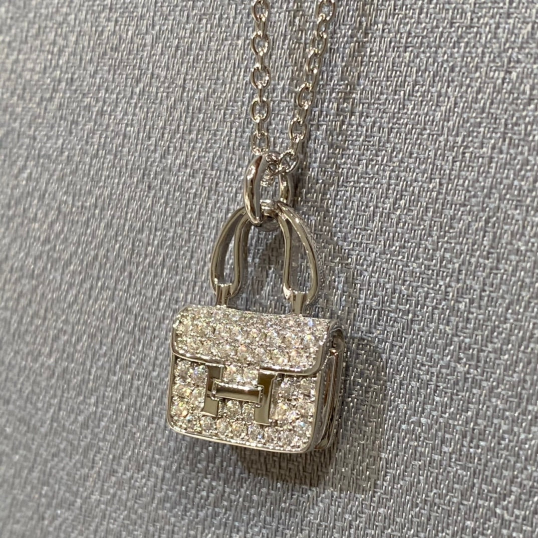 [⭐Spark]CONSTANCE PEDANT DIAMOND NECKLACE